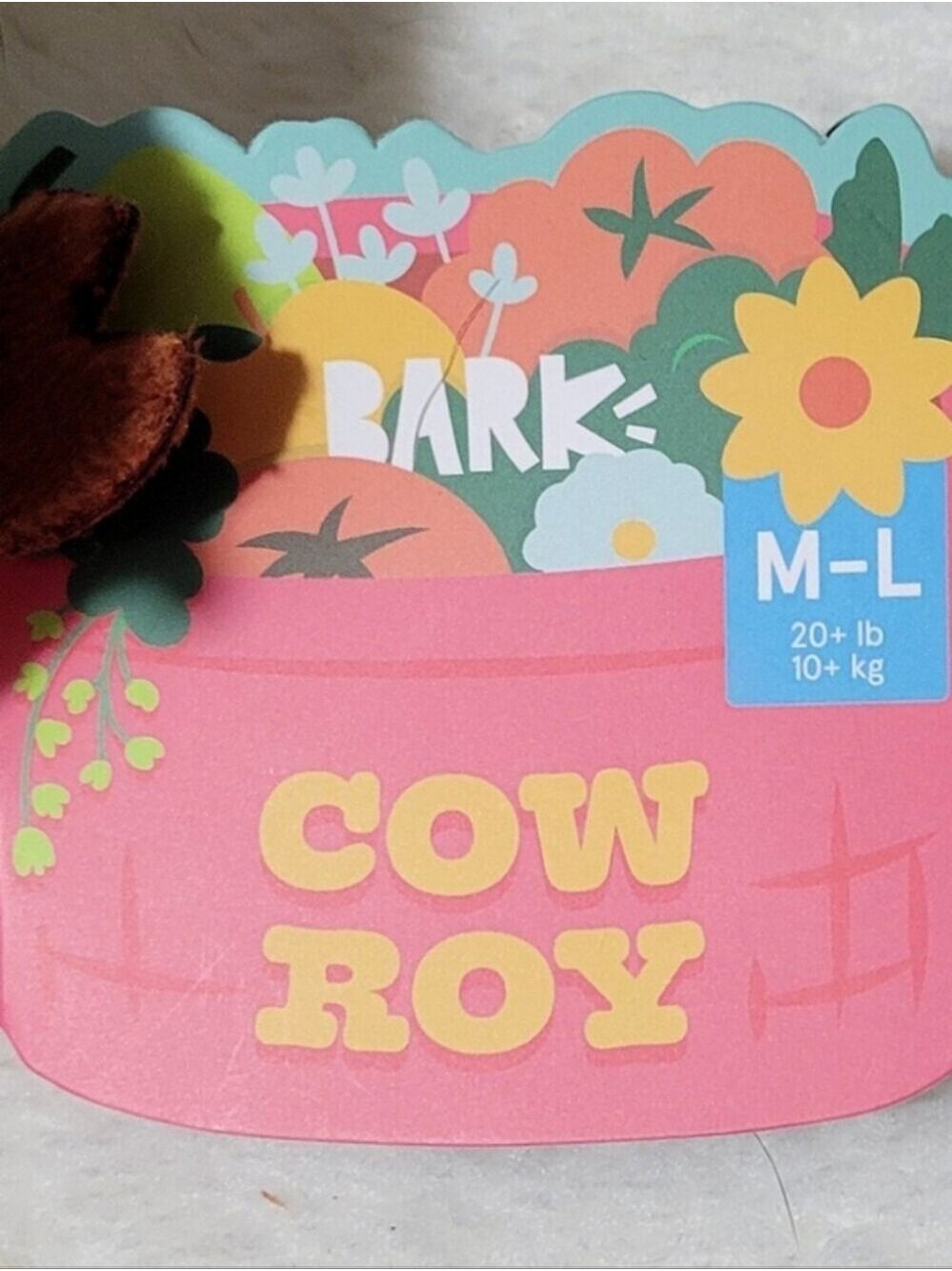 Barkbox Roy the Cow Dog Toy #DGT13 - Picture 12 of 13